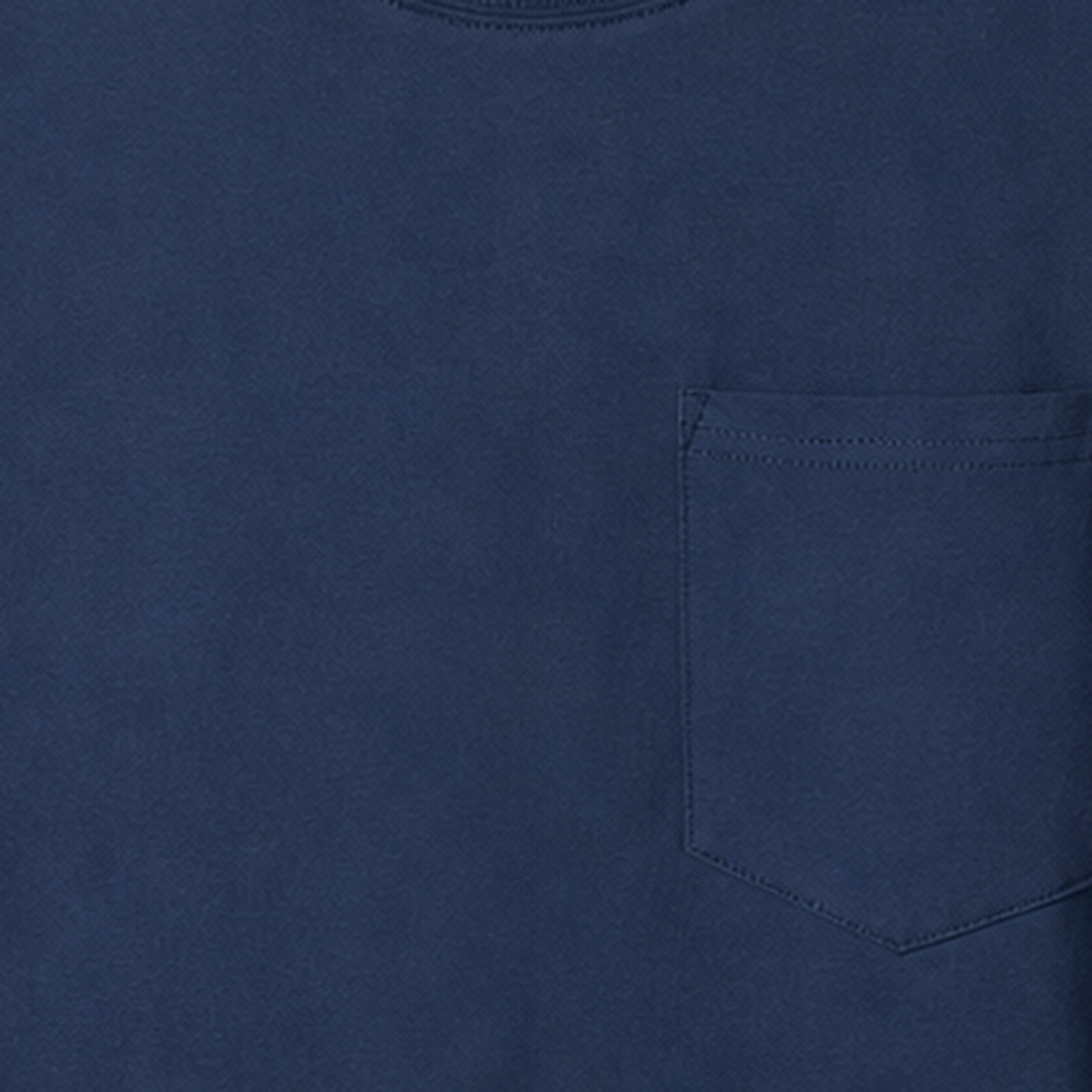 Persian Lion Arch Pocket T-Shirt – navy fabric close-up