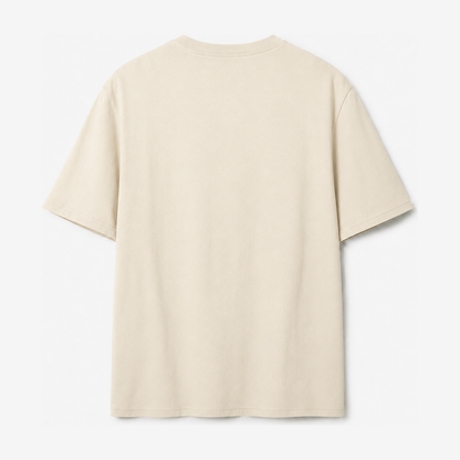 Persian Lion Arch Pocket T-Shirt – oatmeal back view