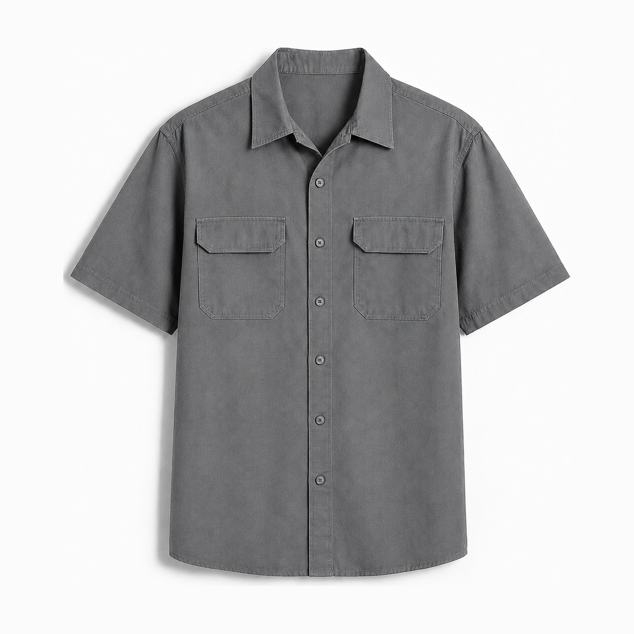 Persian Lion Arch Work Shirt – gray front view