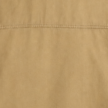 Persian Lion Arch Work Shirt – khaki fabric close-up