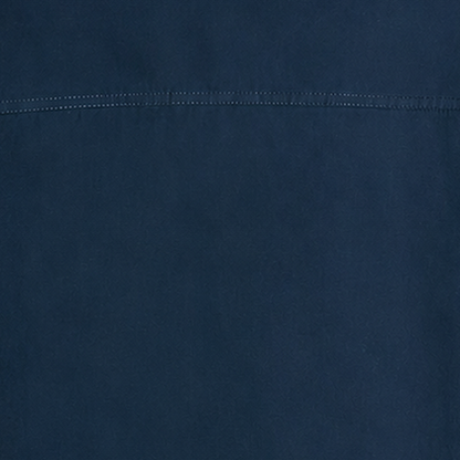 Persian Lion Arch Work Shirt – navy fabric close-up