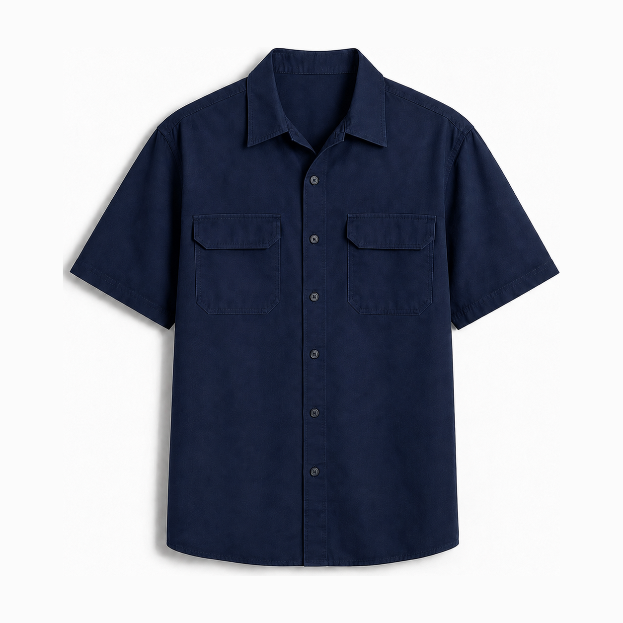 Persian Lion Arch Work Shirt – navy front view