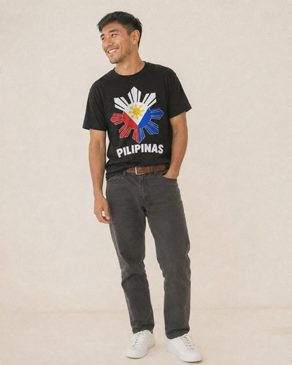 Philippines Sun Stars Classic T-shirt – studio model photo