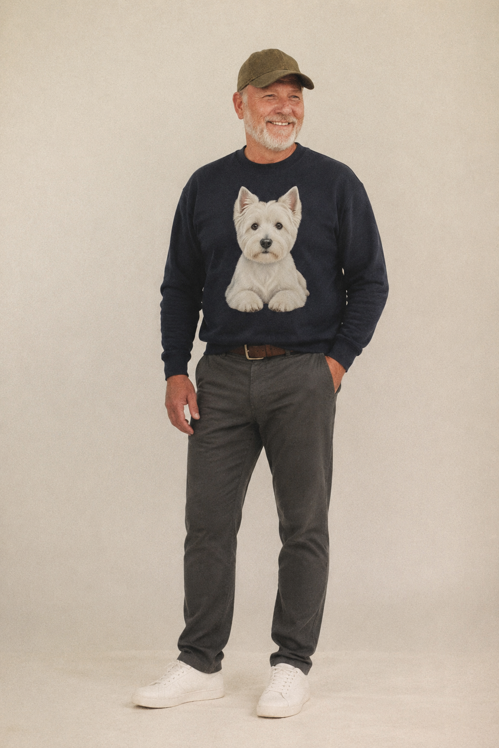 Pickleball Fleece Sweatshirt – studio model photo