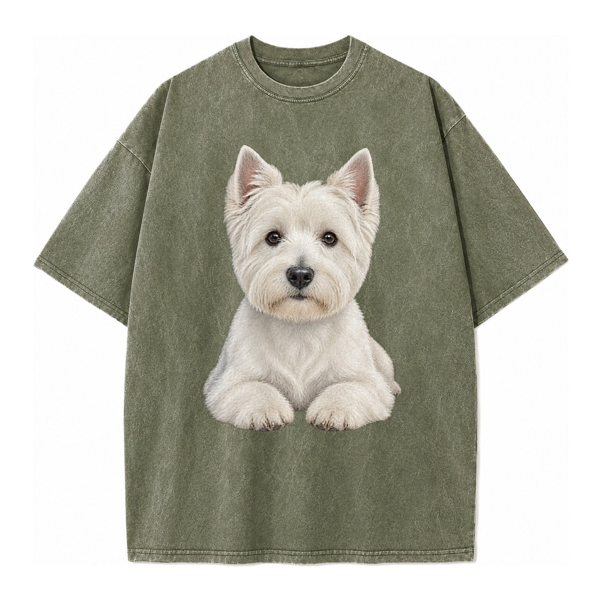 Pickleball Vintage T-shirt – Army Green