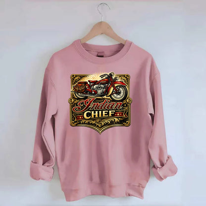 Classic Indian Chief - Crewneck Sweatshirt - pink