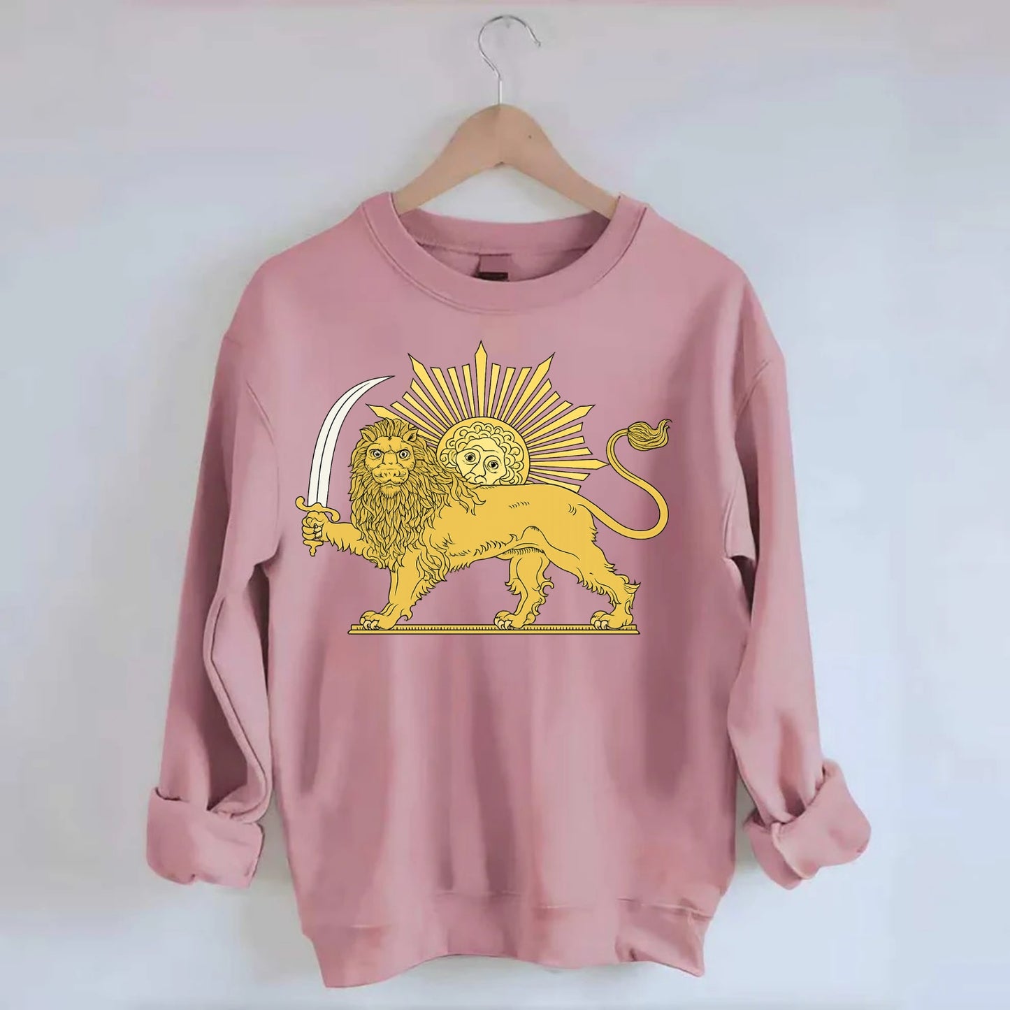 Shir O Khorshid - Crewneck Sweatshirt - pink