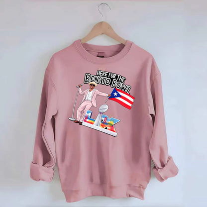 Here For The Bento Bowl - Crewneck Sweatshirt - pink