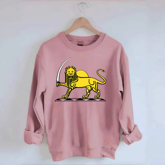 Lion Of The Rising Blade - Crewneck Sweatshirt - pink