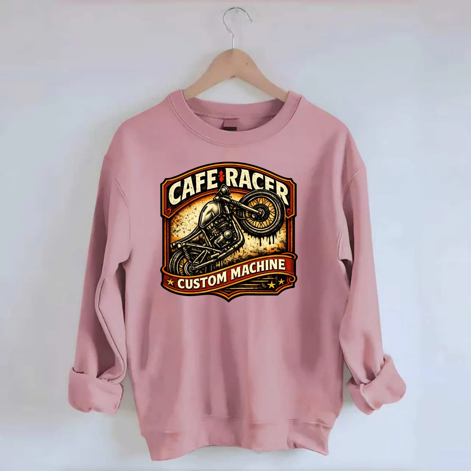 Cafe Racer - Crewneck Sweatshirt - pink