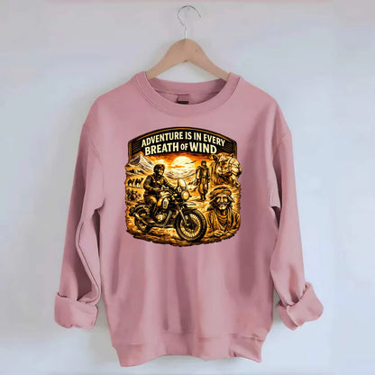 Adventure Vintage Rides - Crewneck Sweatshirt - pink