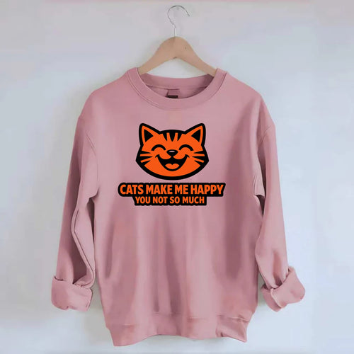 Feline Joy and Sassy Truths - Crewneck Sweatshirt