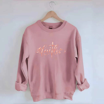 Faith - Crewneck Sweatshirt - pink