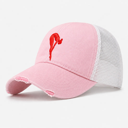 Platform Diver Pike Micro Motion Mark Washed Trucker Hat – Light Pink