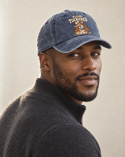 Model wearing the cap