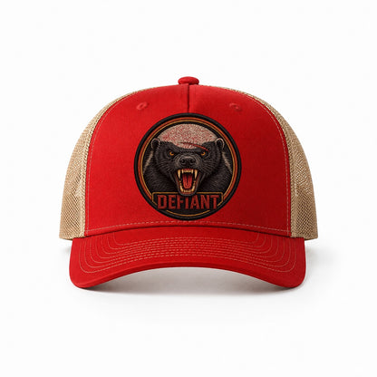 Red-Khaki — front view