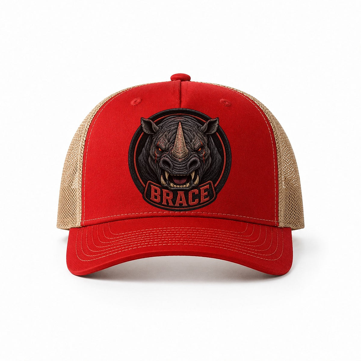 Red-Khaki — front view