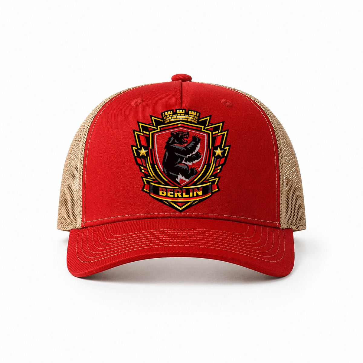 Red-Khaki — front view