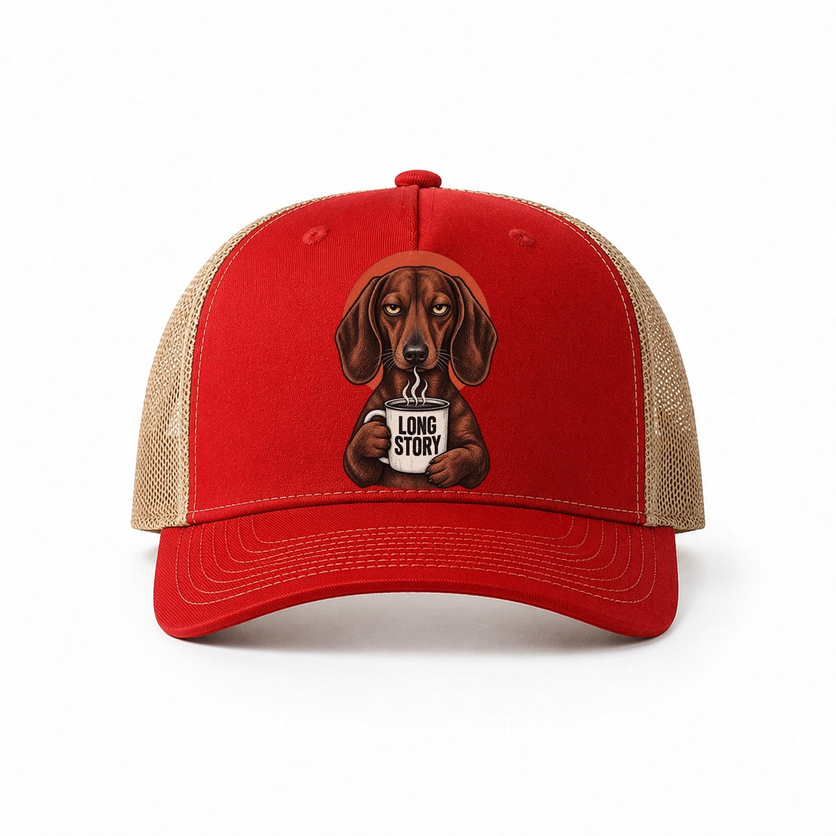 Red-Khaki — front view