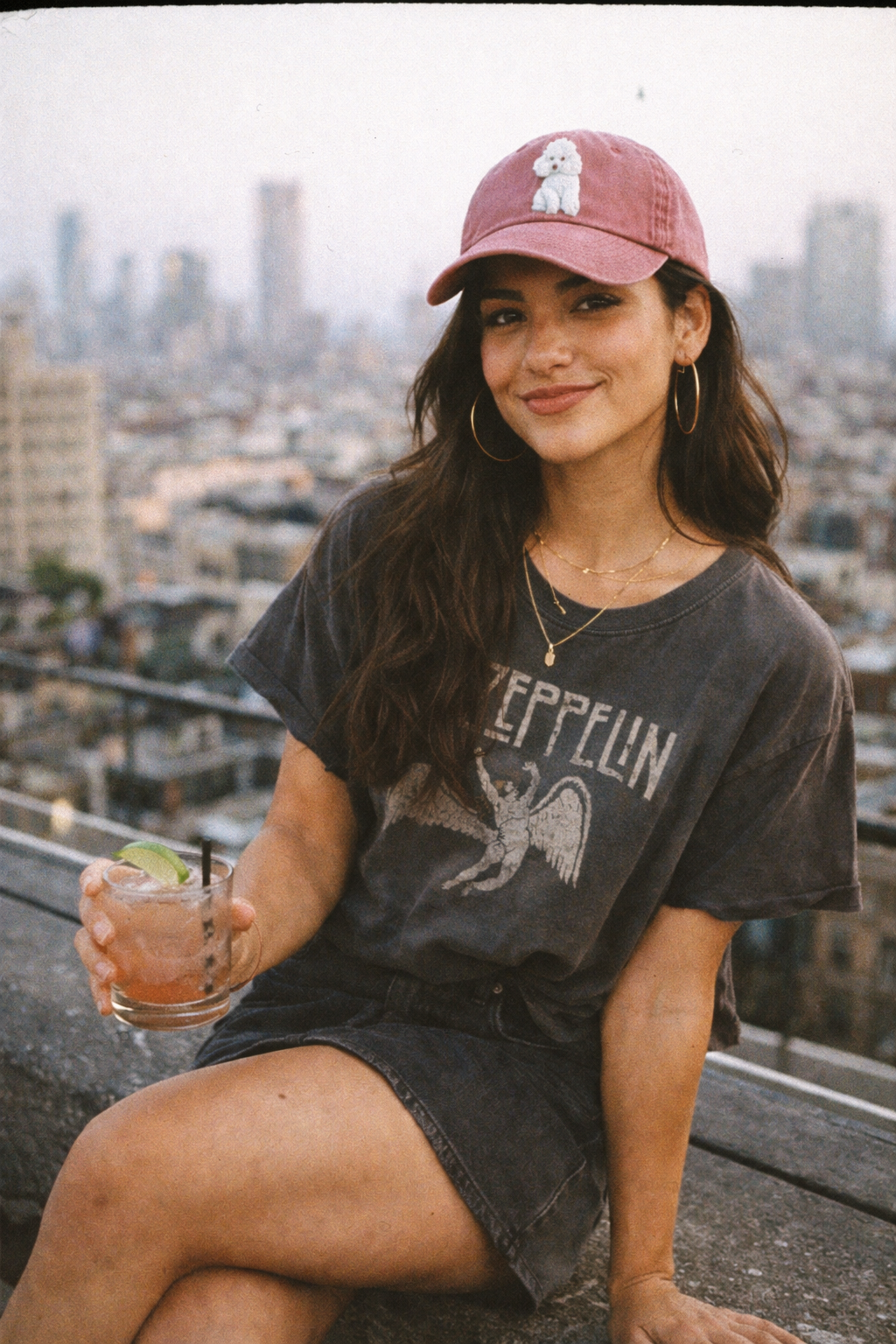 Model wearing Poodle Classic Cap
