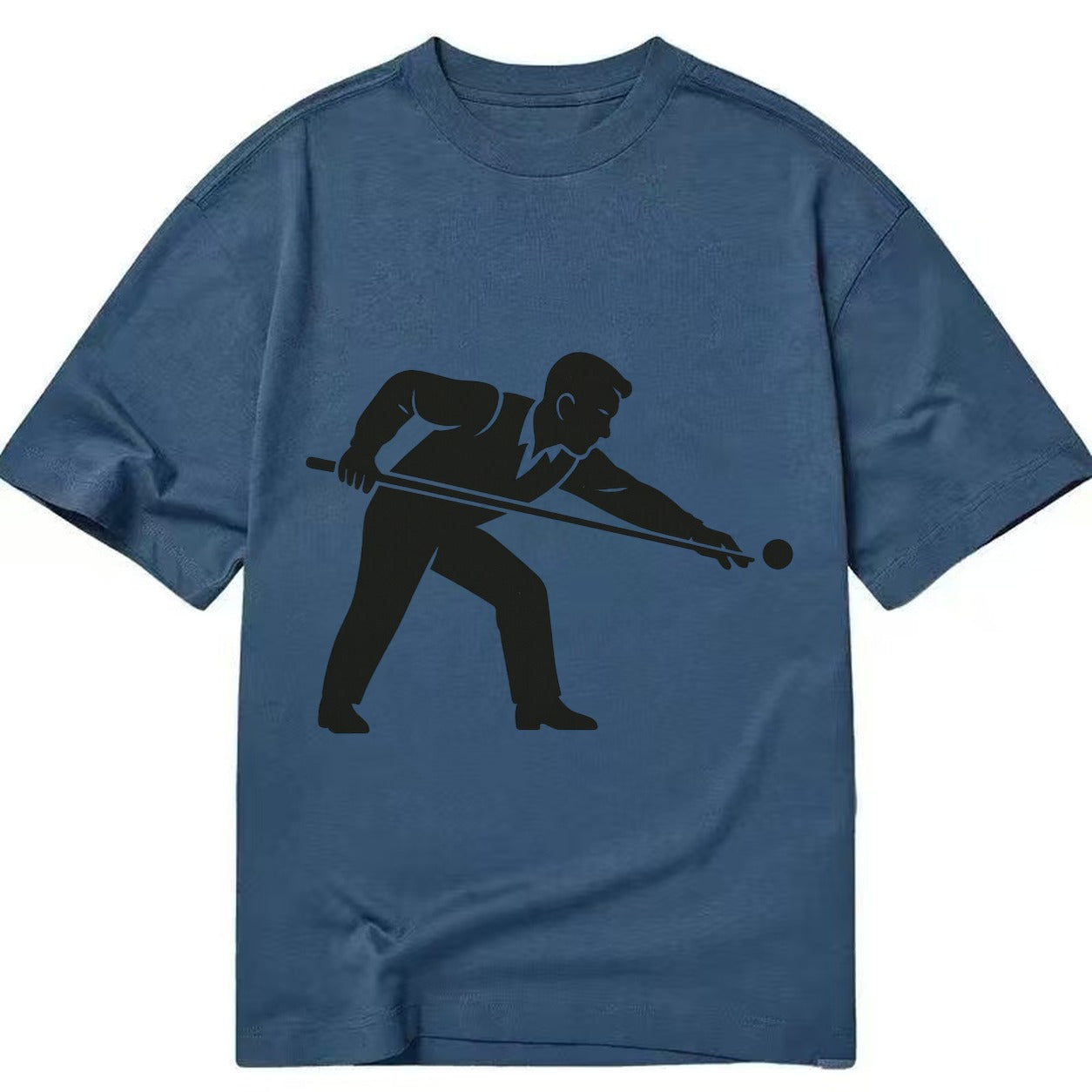 Pool player lining up shot - Classic T-shirt – Twilight