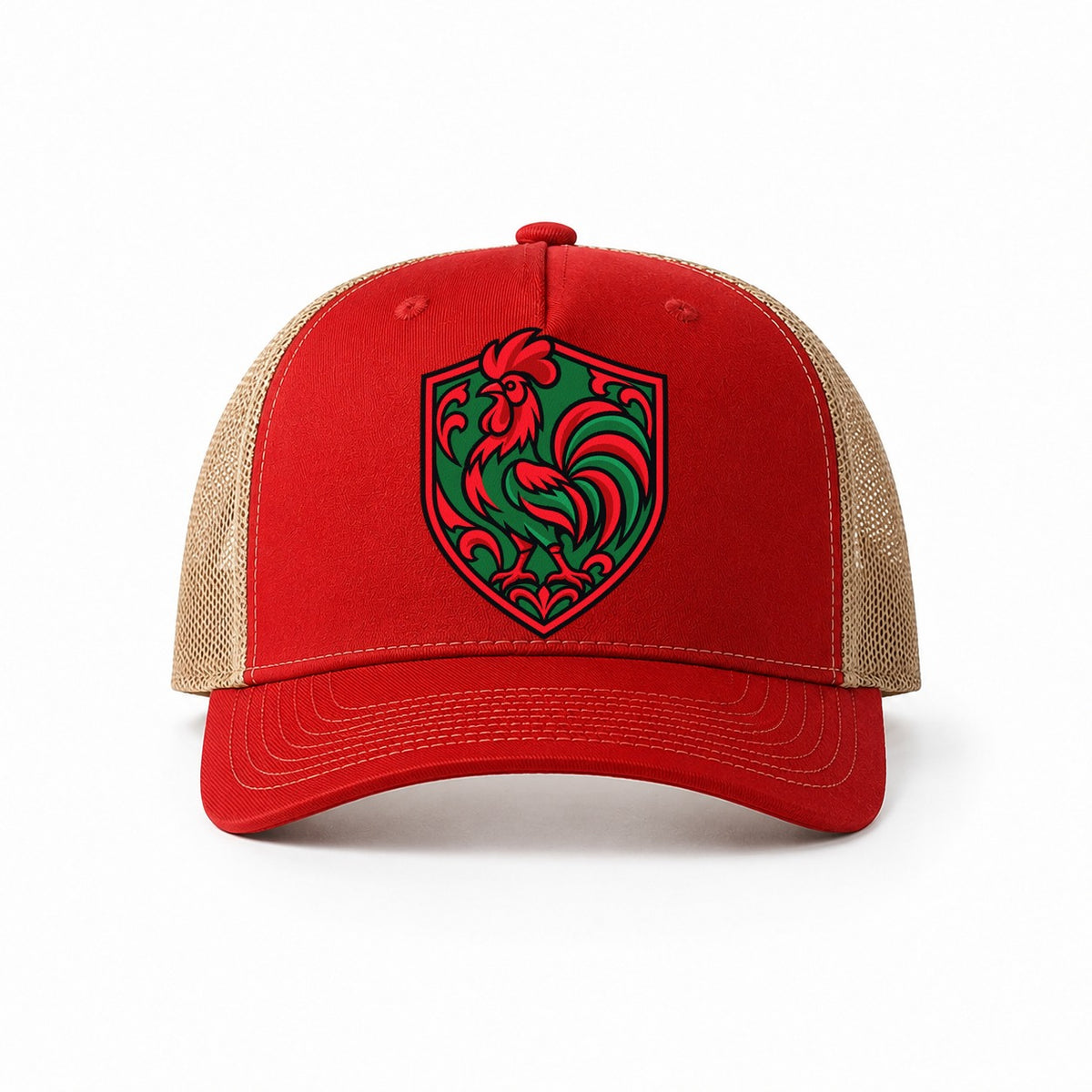 Red-Khaki — front view