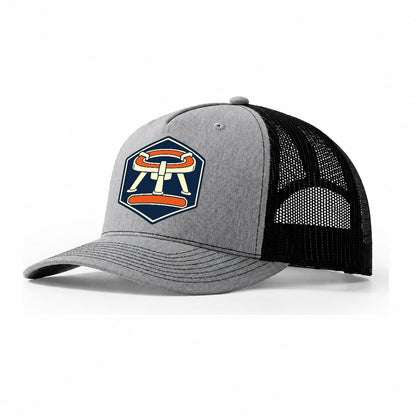 Propane Burner Ring Trucker Hat – Sport Grey Black