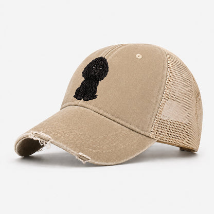 Puli Sitting Sweetheart Washed Trucker Hat – Khaki