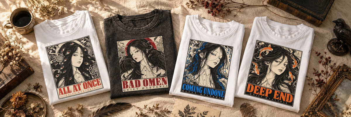 quiet-hysteria collection banner