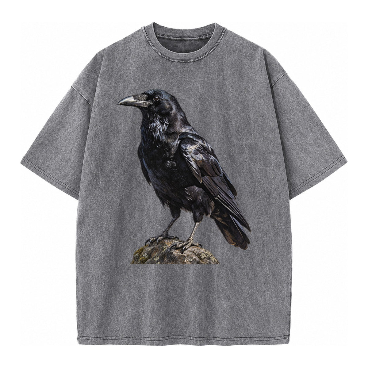 Raven - Vintage T-shirt – Grey