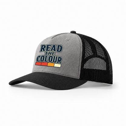 Read The Colour Blacksmithing Trucker Hat – Grey Black