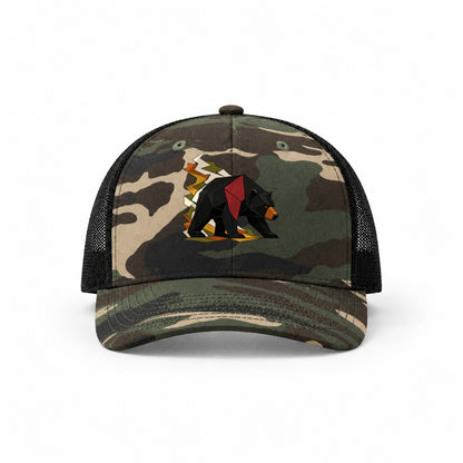 Woodland Camo-Black — front view
