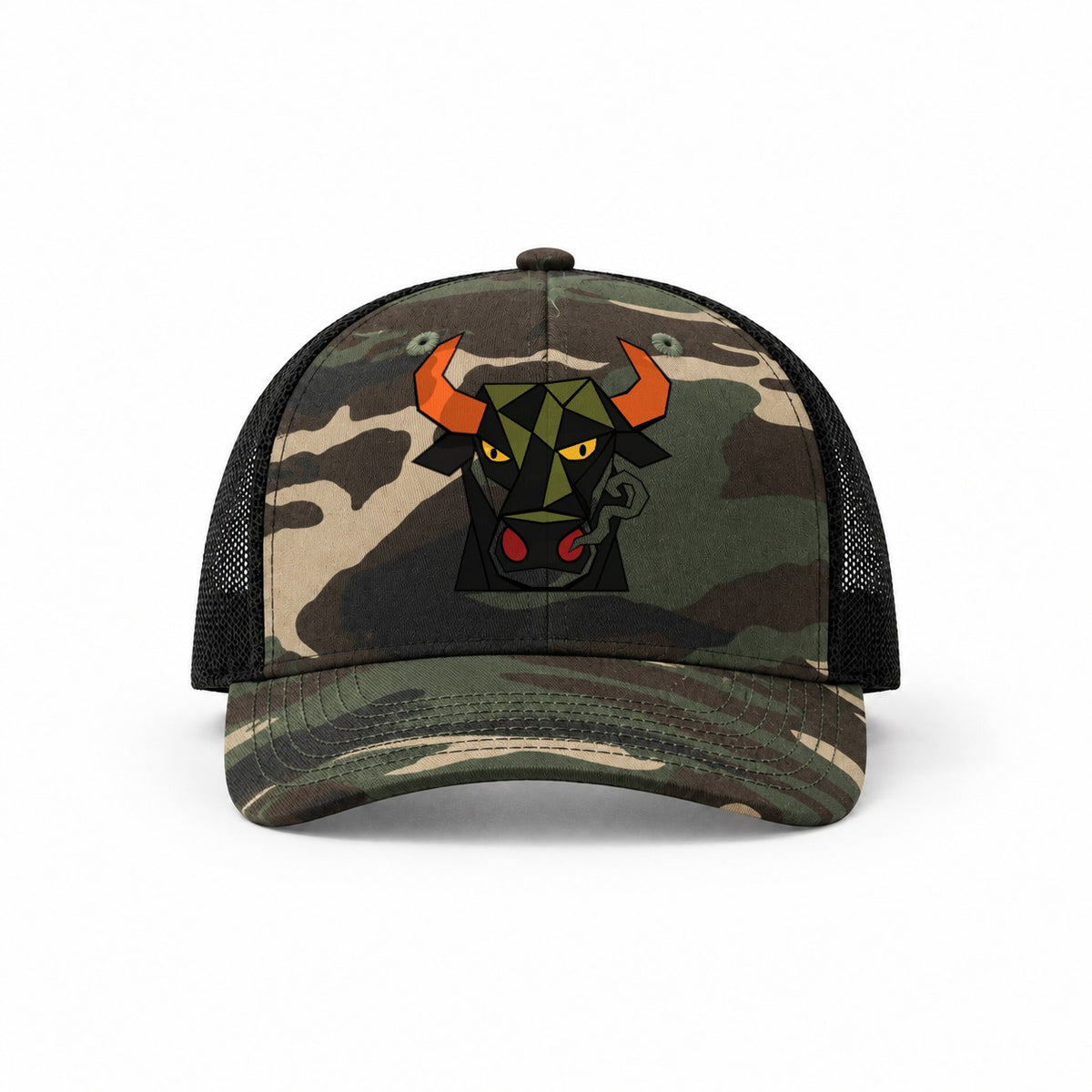 Woodland Camo-Black — front view