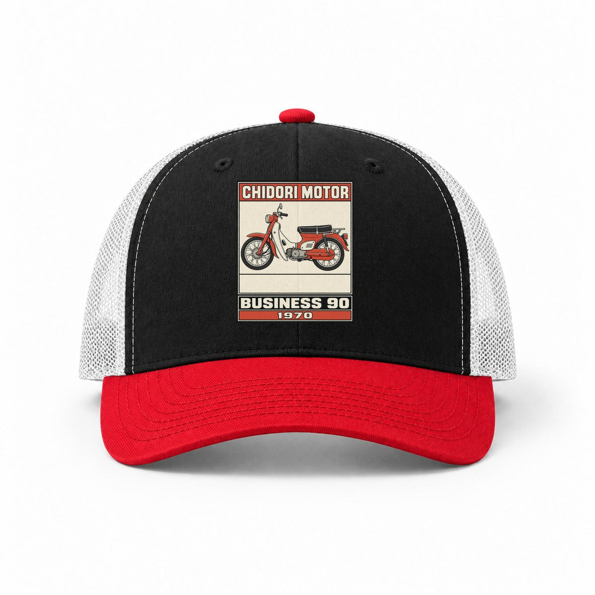 Black-Red-White — front view
