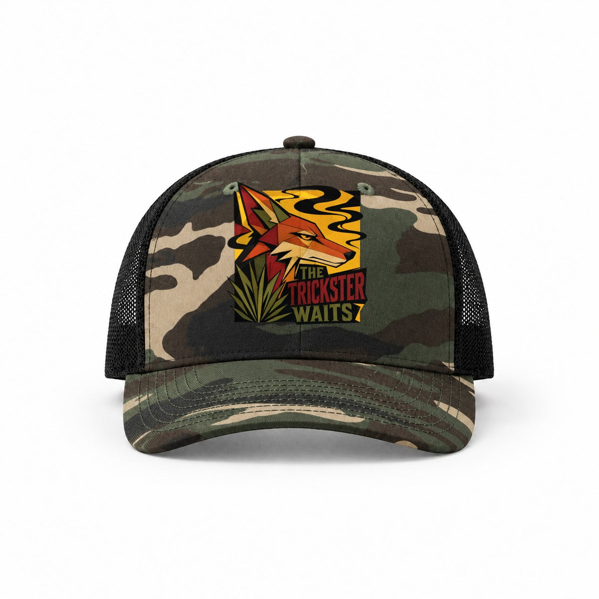 Woodland Camo-Black — front view