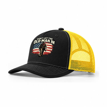 Dont Let The Old Man In Trucker Hat – Black Yellow