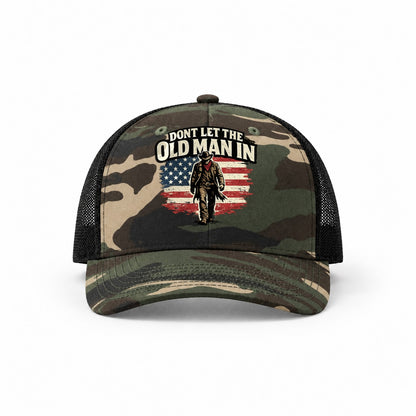 Woodland Camo-Black — front view