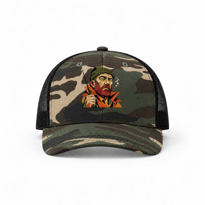 Woodland Camo-Black — front view