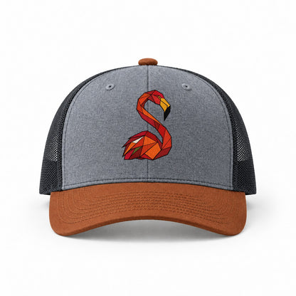 Heather Grey-Rust-Charcoal — front view