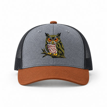 Heather Grey-Rust-Charcoal — front view