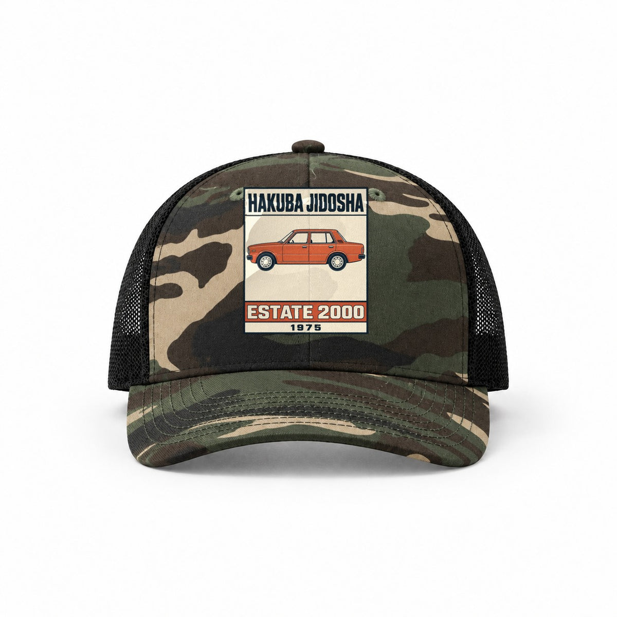 Woodland Camo-Black — front view