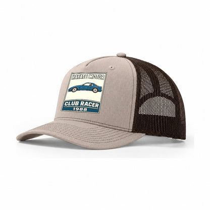 Hayabusa Club Racer Showa Speed Plates Trucker Hat – Khaki Brown