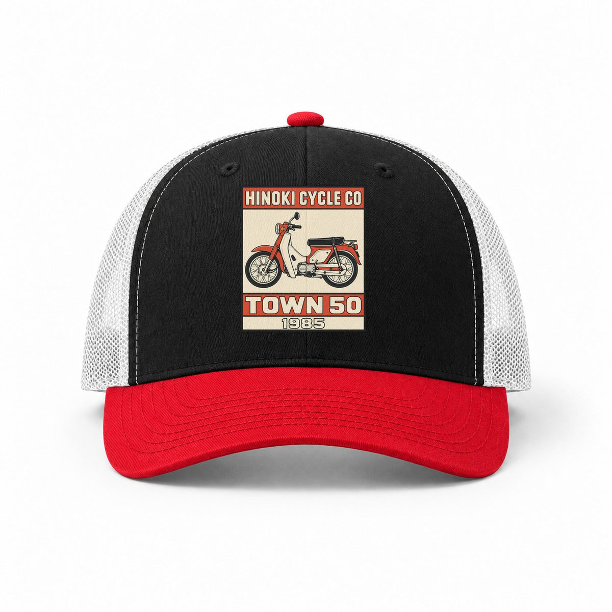 Black-Red-White — front view
