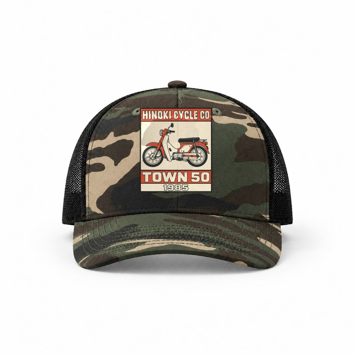 Woodland Camo-Black — front view