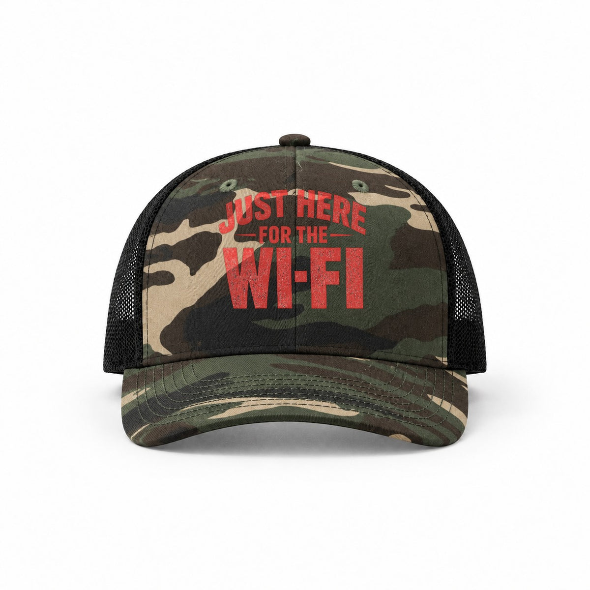 Woodland Camo-Black — front view