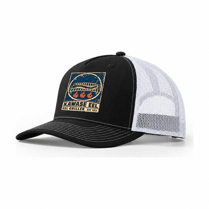 Kawase Eel Grill Noren Trade Co Trucker Hat – Black White