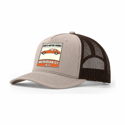 Kiryu Meridian Gt Showa Speed Plates Trucker Hat – Khaki Brown
