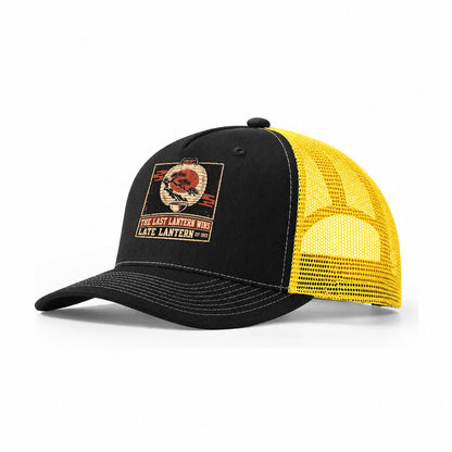 Late Lantern Izakaya Rules Trucker Hat – Black Yellow