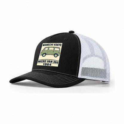 Mamechi Van Showa Speed Plates Trucker Hat – Black White