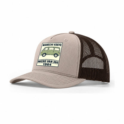 Mamechi Van Showa Speed Plates Trucker Hat – Khaki Brown